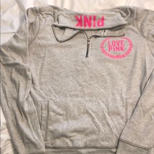 Victoria’s Secret PINK quarter zip hoodie